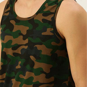 เสื้อกล้ามแขนกุดของผู้ชายชุดออกกำลังกายฟิตเนสแขนกุดระบายอากาศได้ดีไซส์ใหญ่พิเศษออกแบบได้ตามต้องการ - Product Image 5