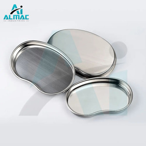 Alta calidad tiene stock Acero inoxidable 304 Hospital quirúrgico en forma de frijol bandeja instrumento diferentes tamaños - Product Image 1