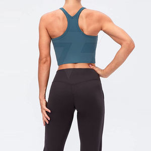 Sujetador Deportivo Personalizado con Logotipo para Mujer, de Alta Calidad, Ligero, Transpirable, Ecológico, de Spandex/Poliéster con Transferencia de Calor - Product Image 5