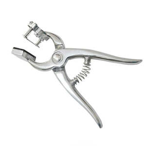 Instruments vétérinaires en acier inoxydable Cettia, pinces à tatouer de haute qualité pour porcs et chèvres, pinces à épines d'oreille, applicateur pour animaux - Product Image 1