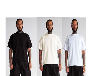 Shaka Wear Max Heavyweight Impression de LOGO personnalisé 100% coton T-shirt hip-hop d'été à manches courtes pour hommes - Product Image 1