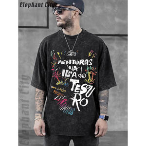 Camiseta de ocio para hombre y para Polo para Primavera/Verano, estampado estándar de un color hecho en China - Product Image 1