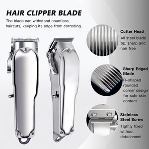 Lame de rechange professionnelle en acier de haute qualité pour tondeuse à cheveux, à 2 trous, type cale standard 5 étoiles, pour tondeuses Legend - Product Image 2