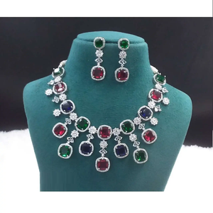 Radiant Best Quality AD Ensemble de bijoux pour femmes pour chaque événement disponible au meilleur prix avec quantité minimale de commande prêt - Product Image 2