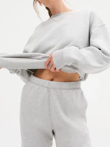 Sudadera de Forro Polar Premium para Mujer, Estilo Urbano de Invierno, Suave, Cálida, Holgada, con Diseño Moderno, Servicio de Personalización Frontal de Marca, Precio Bajo - Product Image 3