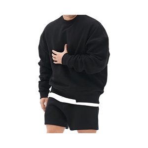 เสื้อฮู้ดดี้โอเวอร์ไซส์แบบยูนิเซ็กซ์ สกรีนโลโก้ได้ ผ้าฝ้าย 100% คอกลม ลายพิมพ์ดิจิตอล ย้อมเส้นด้าย สำหรับฤดูหนาว - Product Image 1