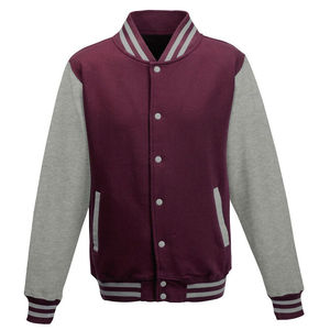 แจ็กเก็ตเลตเตอร์แมนสำหรับผู้ชายมาใหม่แจ็กเก็ตเบสบอลขนสัตว์/ผ้าฝ้ายทำจากผ้าคอตตอน - Product Image 1