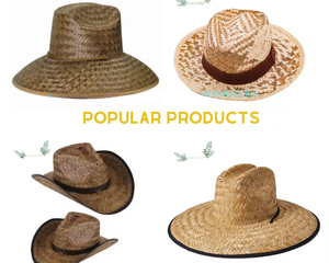 Sombrero de Paja de Verano Eco2go Vietnam, Unisex, Estilo Floppy con Estampado de Flores y Lazo, Ideal para Viajar - Product Image 6
