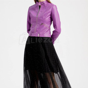 Dernier style, vente en gros, veste en cuir pour femmes coupe-vent, meilleure vente, veste en cuir imperméable pour femmes - Product Image 2