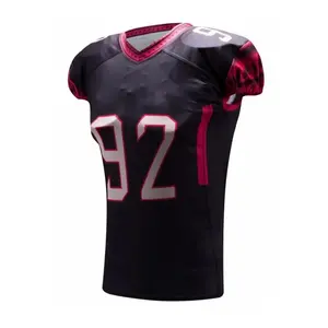 Uniformes de football américain personnalisés de haute qualité en gros maillots imprimés bon marché dans les dernières chemises de style américain - Product Image 4