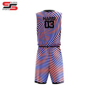 Ropa de práctica Nueva llegada Uniforme de baloncesto Peso ligero Diseño personalizado Uniforme de baloncesto - Product Image 2