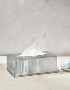 Boîte à mouchoirs en métal argenté faite à la main de qualité supérieure à prix de gros Boîte à serviettes classique indienne élégante - Product Image 2