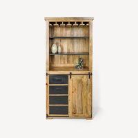 Meubles de bar et de salle à manger d'extérieur en bois massif de style industriel moderne pour usage hôtelier - Paris