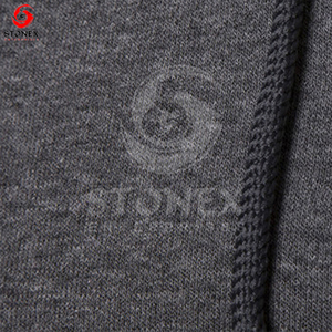 เสื้อฮู้ดซิปผ้าฟลีซคอตตอน 100% คุณภาพสูงสำหรับทุกเพศ ปี 2023 ลายเรียบ พร้อมโลโก้และซับในแบบกำหนดเองสำหรับฤดูหนาว - Product Image 6