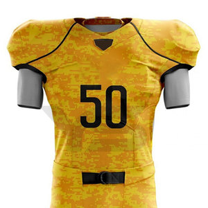 Fait sur mesure Uniforme de football américain de haute qualité Dernière conception avec technique respirante et imprimée Ensembles de vêtements de sport - Product Image 3