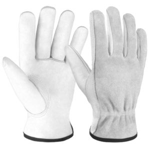 Bracelet réglable en cuir de vachette robuste de qualité supérieure Gants de travail antistatiques pour conducteur Respirant Sécurité industrielle - Product Image 6