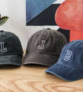 Primavera nuevo <span class=keywords><strong>dobladillo</strong></span> niños sombrero oso bordado visera gorra protector solar gorra de béisbol - Product Image 3