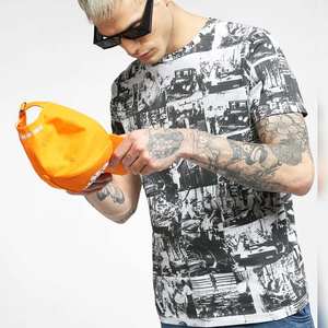 Camiseta de sublimación completa de diseño personalizado, camiseta de manga corta de fibra de algodón/bambú, el mejor producto de venta, camisetas de sublimación para hombres - Product Image 6