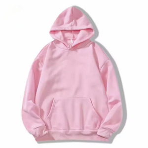 Vente en gros de sweats à capuche personnalisés de haute qualité en stock Offre Spéciale à l'usine 100% sweat à capuche de couleur unie en coton pour hommes - Product Image 3
