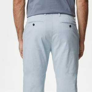 Pantalones vaqueros de lona para hombre, cómodos, elegantes, ajustados, de ajuste Regular, elásticos, de moda, duraderos, informales, todos los días, OEM, con servicio rápido - Product Image 6