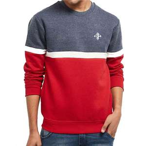 2025 más vendidos 100% algodón de alta calidad transpirable logotipo personalizado O, cuello manga larga de Color sólido por ATLANTIC - Product Image 1