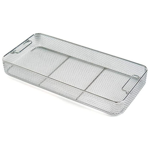 Instrumentos quirúrgicos Holloware, bandeja de malla de acero inoxidable, estante de esterilización Dental, uso Manual ligero en Hospital - Product Image 4