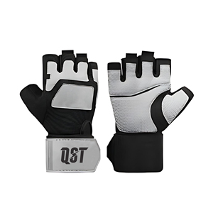 Gants professionnels antidérapants respirants de dynamophilie enveloppement de poignet réglable pour la musculation Gym cuir d'haltérophilie - Product Image 4