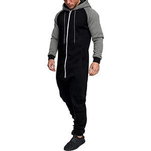 Combinaisons pour hommes à capuche, streetwear tendance 2025, respirantes, séchage rapide, 100% coton, taille personnalisée, adultes - Product Image 5