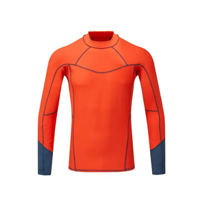 ชุดกีฬาแขนยาวผ้าสแปนเด็กซ์ระบายอากาศสำหรับผู้ชายพิมพ์ลายดิจิตอลสำหรับเล่นเซิร์ฟว่ายน้ำ - Product Image 4