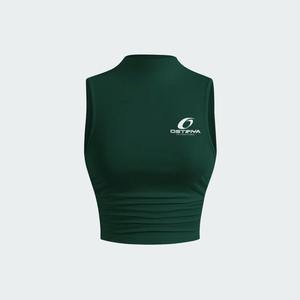 Camisetas sin Mangas para Mujer, Corte Regular, Talla Personalizada, Verano, Venta al por Mayor, Transpirables, Diseño Casual con Cuello, Tejido de Punto, Cortas - Product Image 3