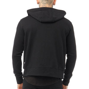 Fabricante Logotipo personalizado Sudaderas con capucha de peso pesado Sudadera con capucha de manga larga con estampado de soplo Sin cuerda con cremallera - Product Image 2