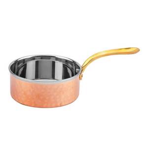 Venta caliente Alimentos Utensilios de cocina Cobre Sartén Antiadherente Metal Sartén Estilo único Base de inducción Cobre Servir Sartenes - Product Image 4