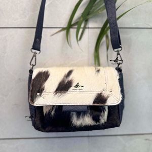 Nouvel arrivage de sac à bandoulière en cuir de vachette véritable Offre Spéciale élégant sac à main poils sur peau de vache sac à usages multiples pour femmes bohème - Product Image 1