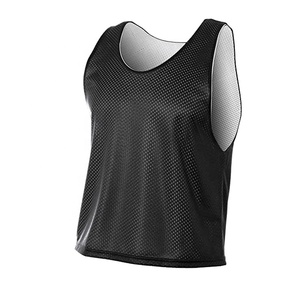 เสื้อกั๊กตาข่ายโพลีเอสเตอร์ 100% แบบกลับด้านได้ สำหรับฝึกซ้อมบาสเกตบอล พร้อมหมายเลข - Product Image 3