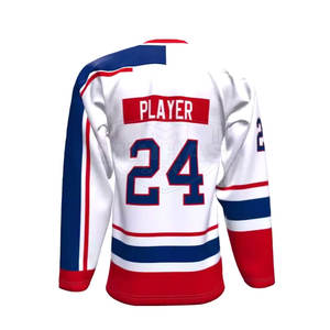 Maillot de hockey sur glace de conception personnalisée en polyester 100% Maillot de hockey sur glace à bas prix fabriqué en usine - Product Image 2