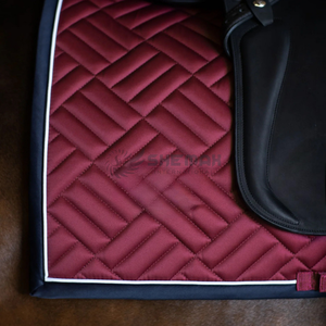 High Quality English <b>Saddle</b> Pad Soft Lining Quilted Design Breathable Durable Comfort for Everyday Horse Riding <b>saddle</b> Pads - Product Image 2