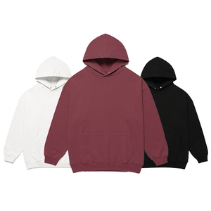 Vente en gros de sweats à capuche en polaire grande taille de haute qualité 2025 Logo personnalisé Gym Fitness Zipper Design surdimensionné hommes sweat à capuche solide imprimé - Product Image 5