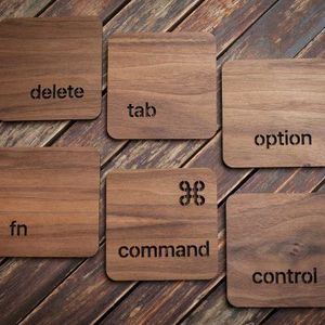 2024 sous-verre promotionnel carré transparent à impression personnalisée en bois en gros avec logo sous-verre à café pour boissons abordables de SCI - Product Image 3