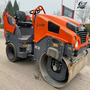 รถบดถนนขนาดเล็ก HAMM HD30VT มือสอง น้ำหนักใช้งาน 3 ตัน พร้อมระบบสั่นสะเทือน ยี่ห้อเยอรมันแท้ เครื่องบดอัดขนาดเล็ก - Product Image 2