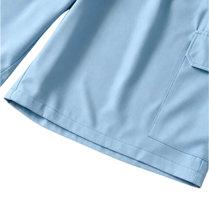 Mens <b>Lightweight</b> Woven <b>Cargo</b> Bermuda <b>Shorts</b> Elastic Drawstring Waist Multiple Pocket Casual Outdoor Summer Knee Breathable - Product Image 5