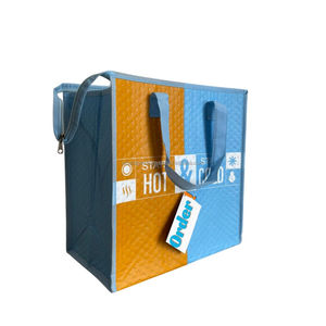 Sac à provisions portable personnalisé OEM refroidisseur de déjeuner à isolation thermique souple avec fermeture à glissière imprimé sacs isothermes de plage - Product Image 2