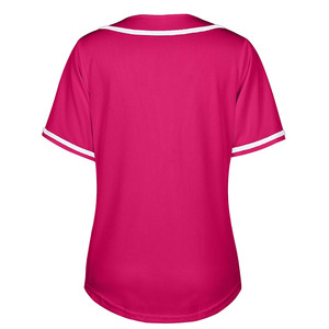 Ropa deportiva Camiseta de béisbol de aspecto profesional Logotipo personalizado Camiseta de béisbol de secado rápido cómoda de la mejor calidad para mujer - Product Image 2