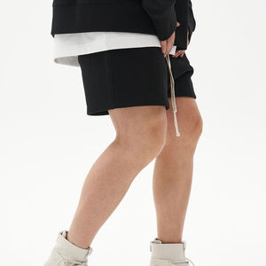 กางเกงขาสั้นออกกำลังกายผ้าฝ้ายแบบผูกเชือกสำหรับผู้ชายกางเกงขาสั้นออกกำลังกายแบบกำหนดเอง - Product Image 6