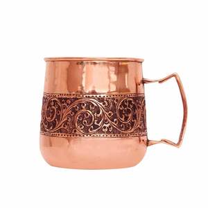 Top Selling Appreciated Quality Copper <b>Mugs</b> From India Top Grade <b>Moscow</b> <b>Mule</b> <b>Mugs</b> for Bar and Household Use Good Quality Cups - Product Image 2