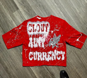 Camiseta rasgada con lavado ácido OEM para hombre 250 GSM Stone Faded Boxy recortada manga larga puño camiseta diseño de serigrafía de doble capa - Product Image 4