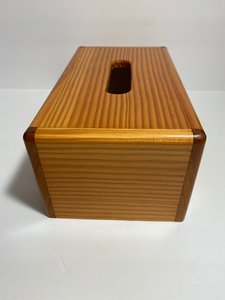 Luxury Walnut Tissue Box | Wooden Paper Holder for Bathroom & Living Room | Modern <b>Desktop</b> Storage Case | Home Decor <b>Organiser</b> - Product Image 3