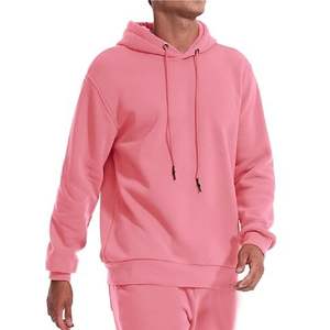 Survêtements de sport pour hommes de bonne qualité, séchage rapide, 100% coton, couleur unie, logo personnalisé, survêtement pour hommes pour l'hiver - Product Image 3