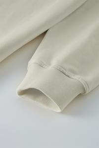 Sweats à capuche de couleur unie Causal Unisex Logo personnalisé Hoodies 440g Sweat-shirt à col rond lourd pour hommes - Product Image 3