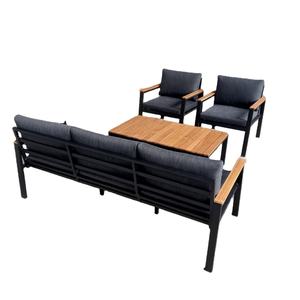 Juego de chat de metal para jardín, muebles decorativos para exterior/interior, hecho en Vietnam, 4 Uds. - Product Image 1