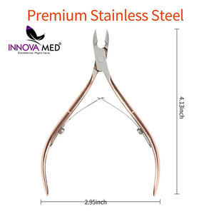 Stainless Steel Cuticle Cutter Dead Skin Remover Nail Nipper Trimmer Professional Nail Care Tool for Fingers and Toes - Product Image 3